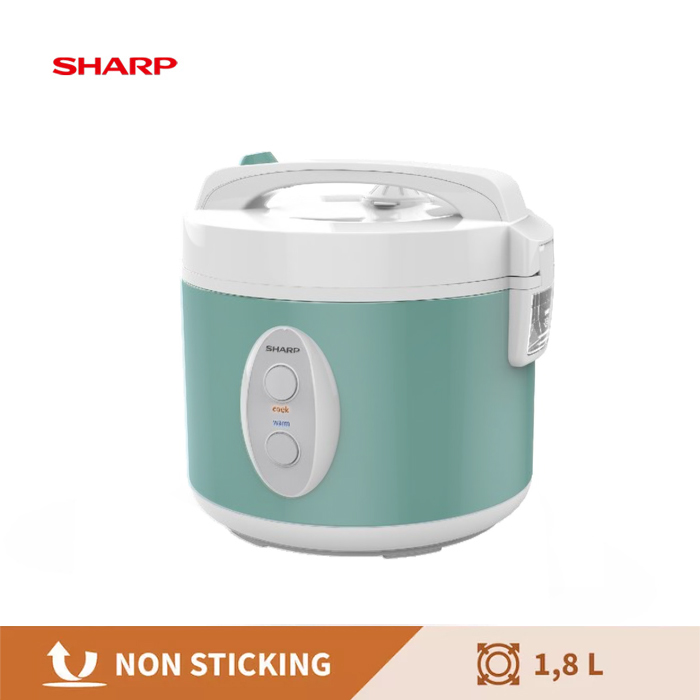 Sharp Rice Cooker Penanak Nasi Non-Sticking 1.8 Liter - KS-G18MP GR